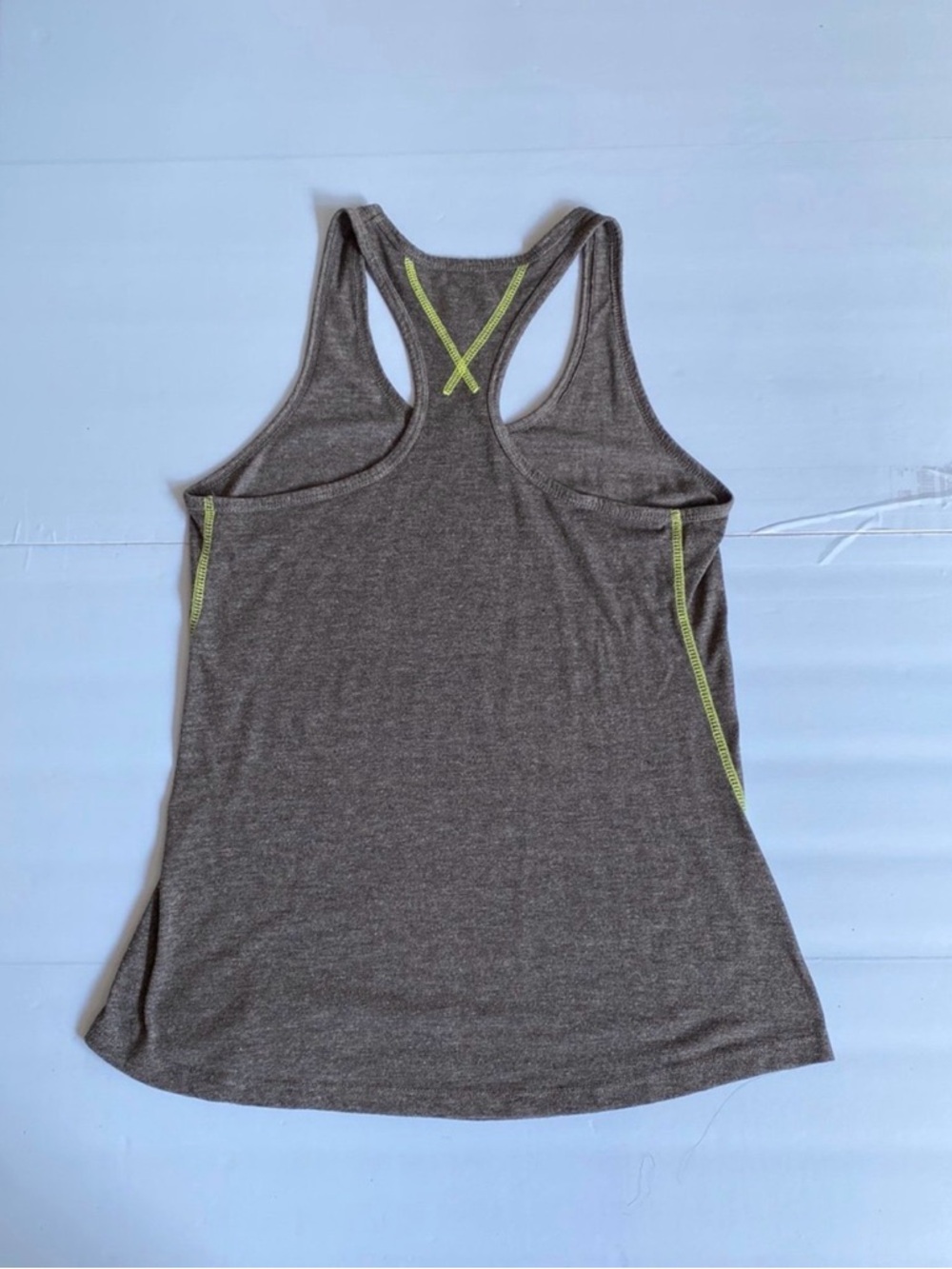 Marika Grey Racerback Tank Top - Picture 2 of 2